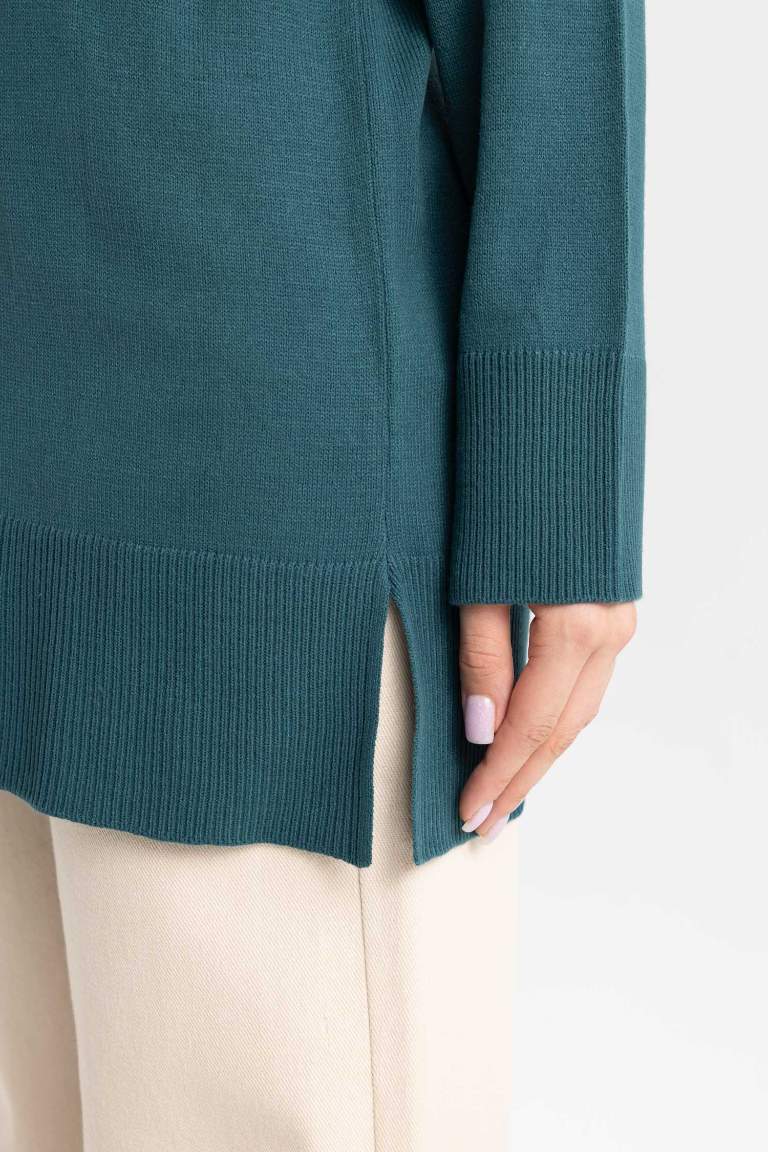 Regular Fit Crew Neck Tunic