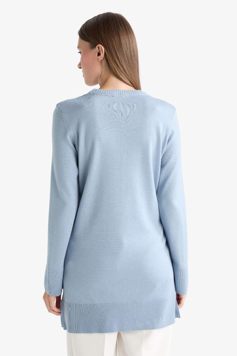 Regular Fit Crew Neck Tunic