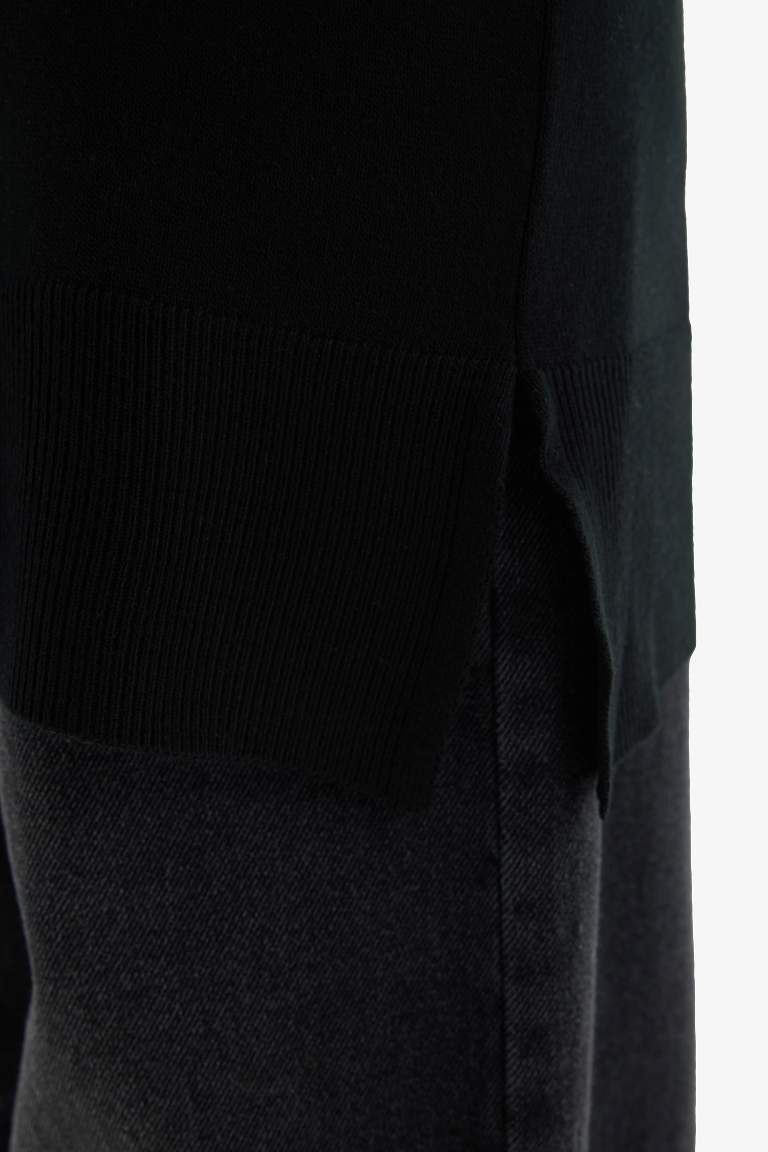Regular Fit Crew Neck Tunic
