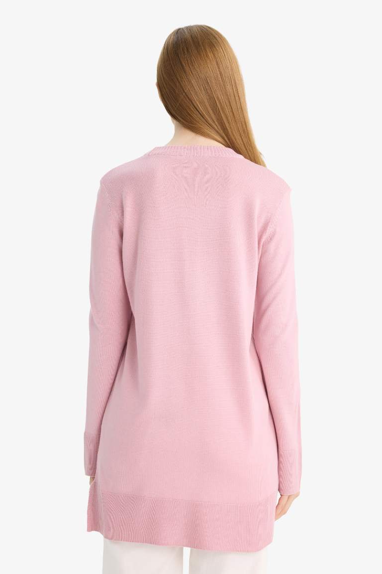 Regular Fit Crew Neck Tunic