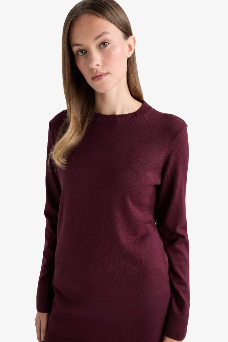 Regular Fit Crew Neck Tunic