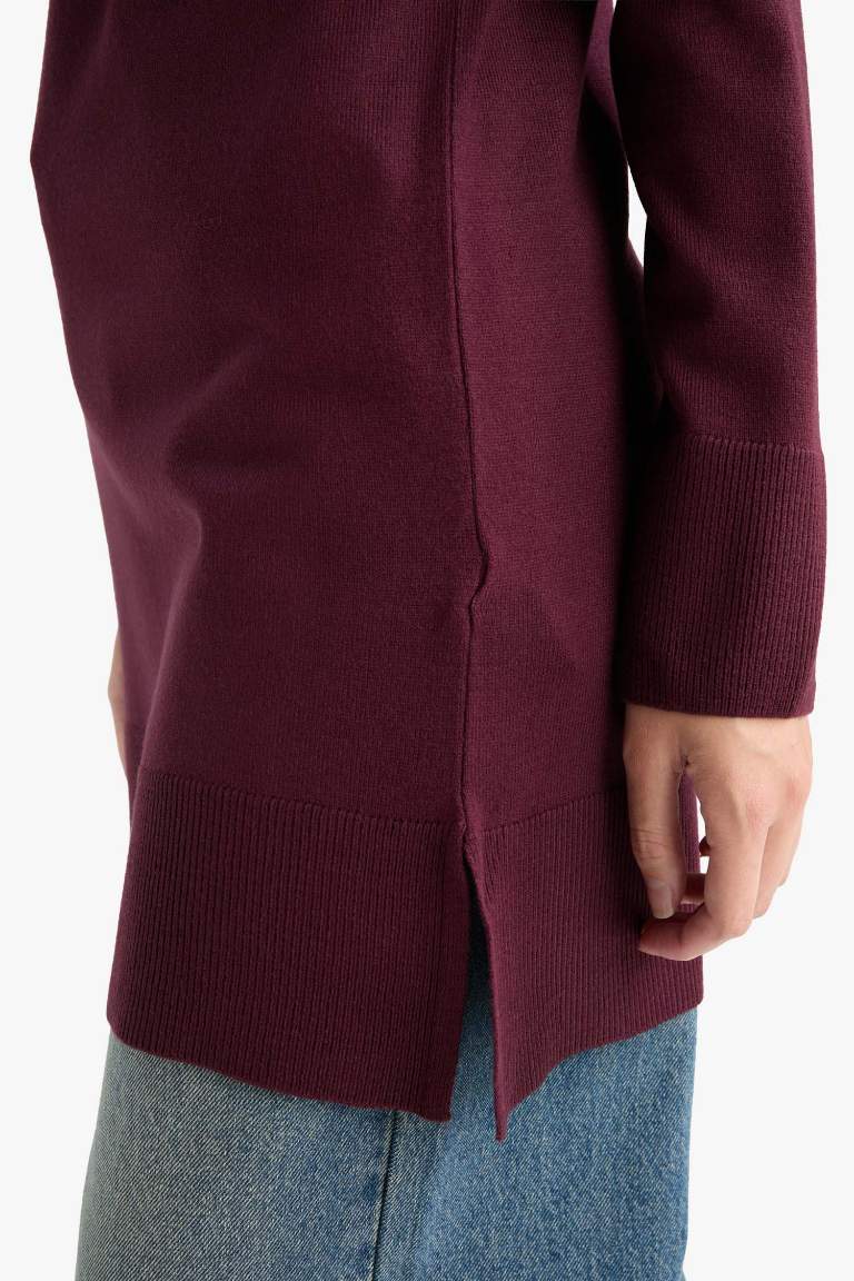 Regular Fit Crew Neck Tunic