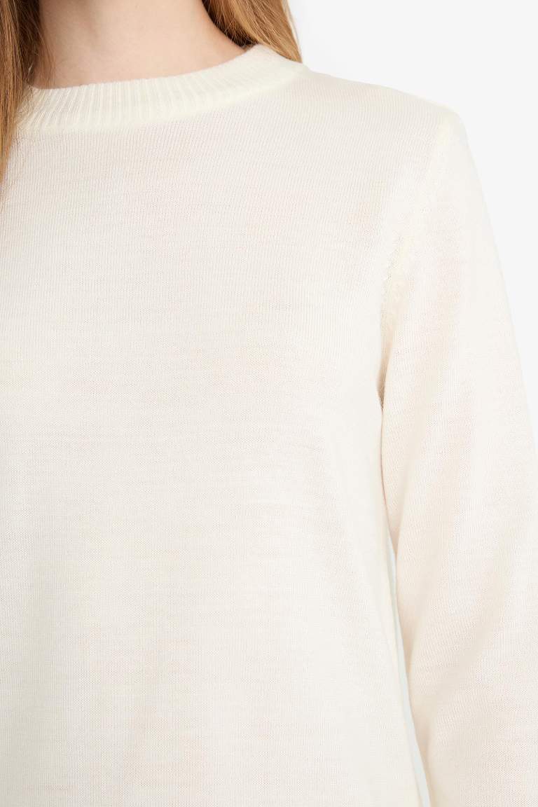 Regular Fit Crew Neck Tunic