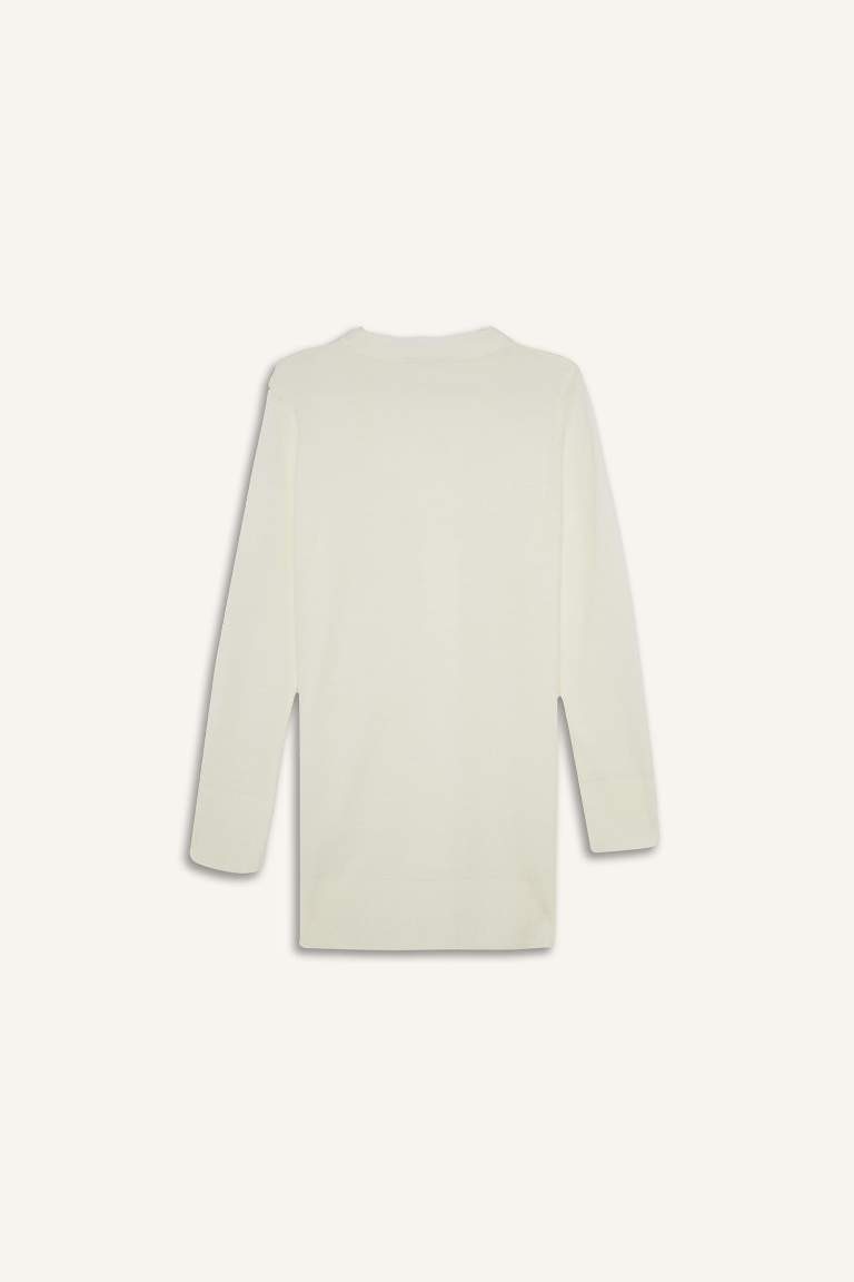 Regular Fit Crew Neck Tunic