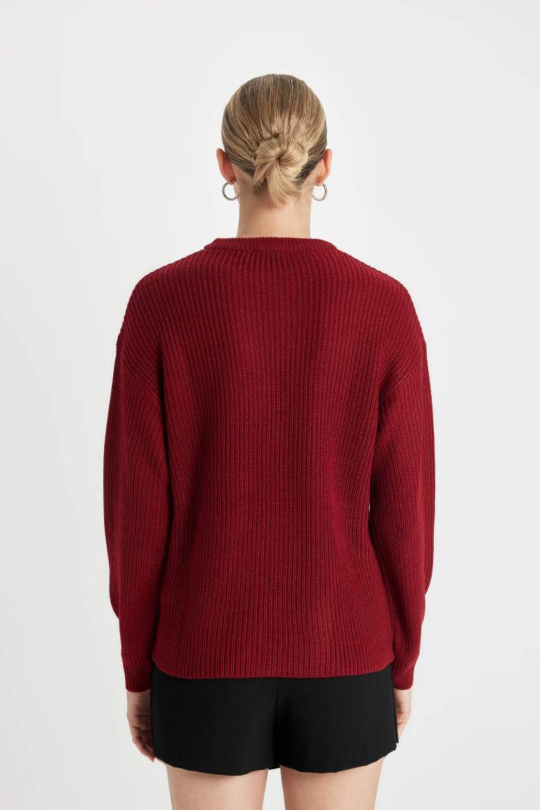 Regular Fit Bisiklet Yaka Triko Kazak