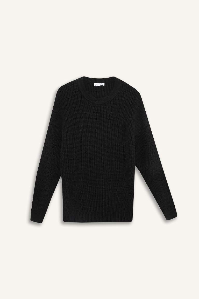 Regular Fit Bisiklet Yaka Kazak