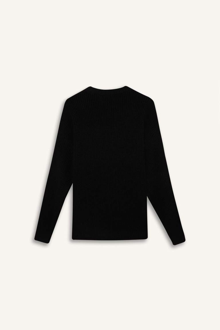 Regular Fit Bisiklet Yaka Kazak