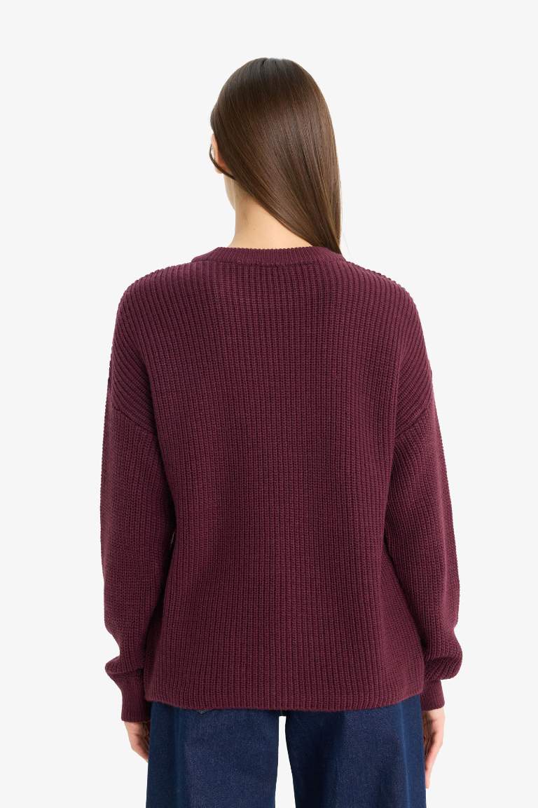 Regular Fit Bisiklet Yaka Kazak