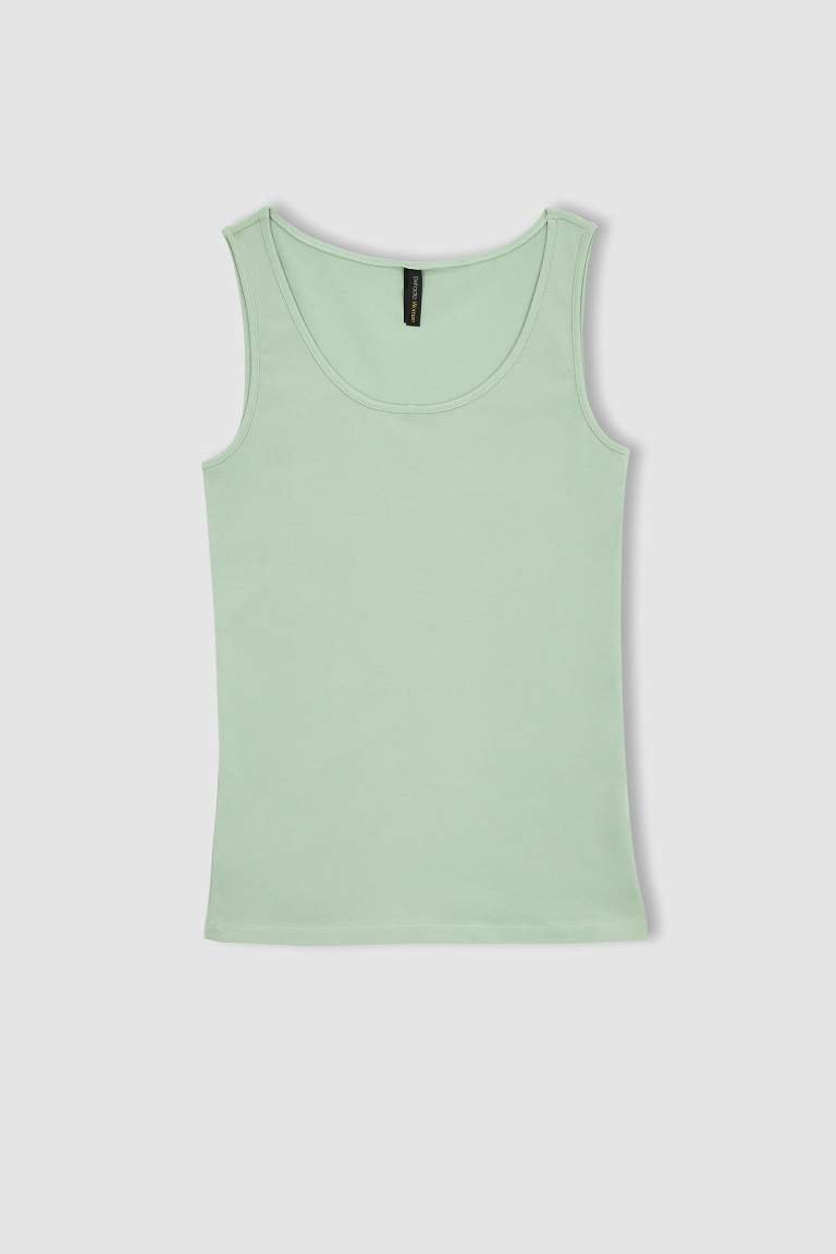 Slim Fit Crew Neck Singlet