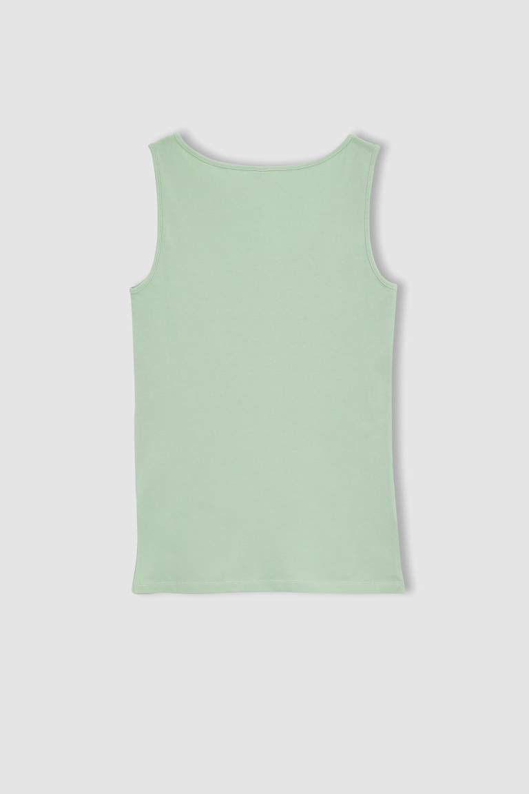 Slim Fit Crew Neck Singlet