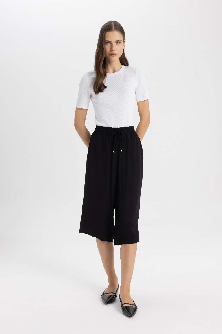 High Waist Crop Fit Belmando Capri