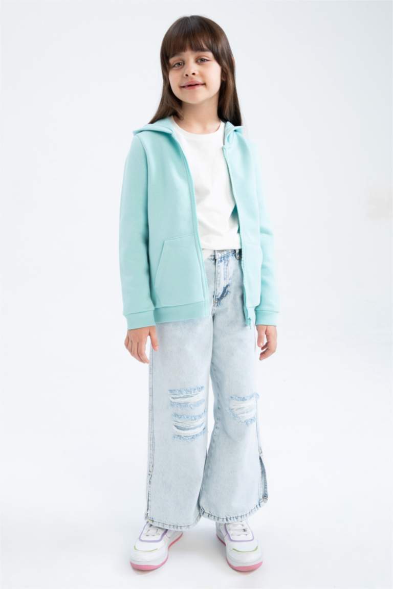 Қыздарға бас киімді 3 көтерілген жіп Кардиган