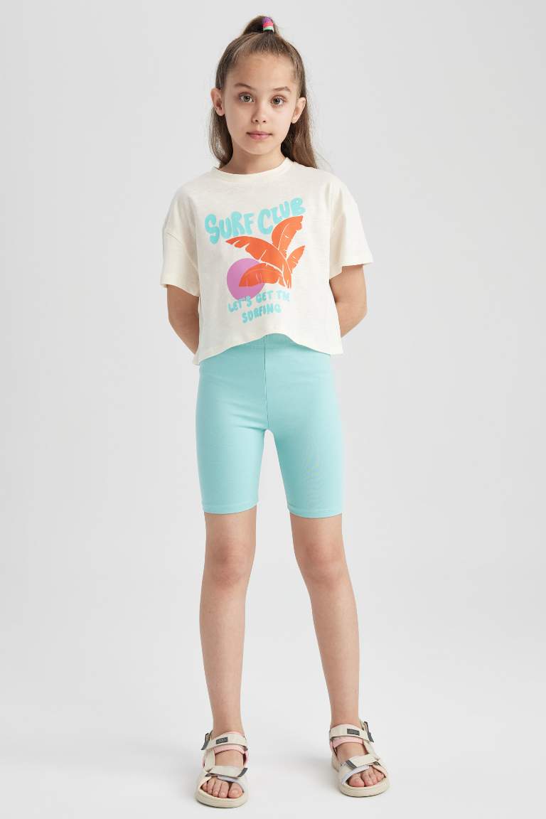 Girl Short Length Leggings