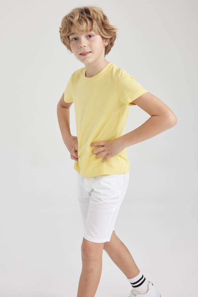 Boy Regular Fit Crew Neck Short Sleeved T-Shirt