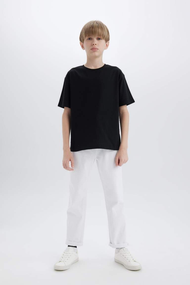 Boy Regular Fit Crew Neck Short Sleeve T-Shirt