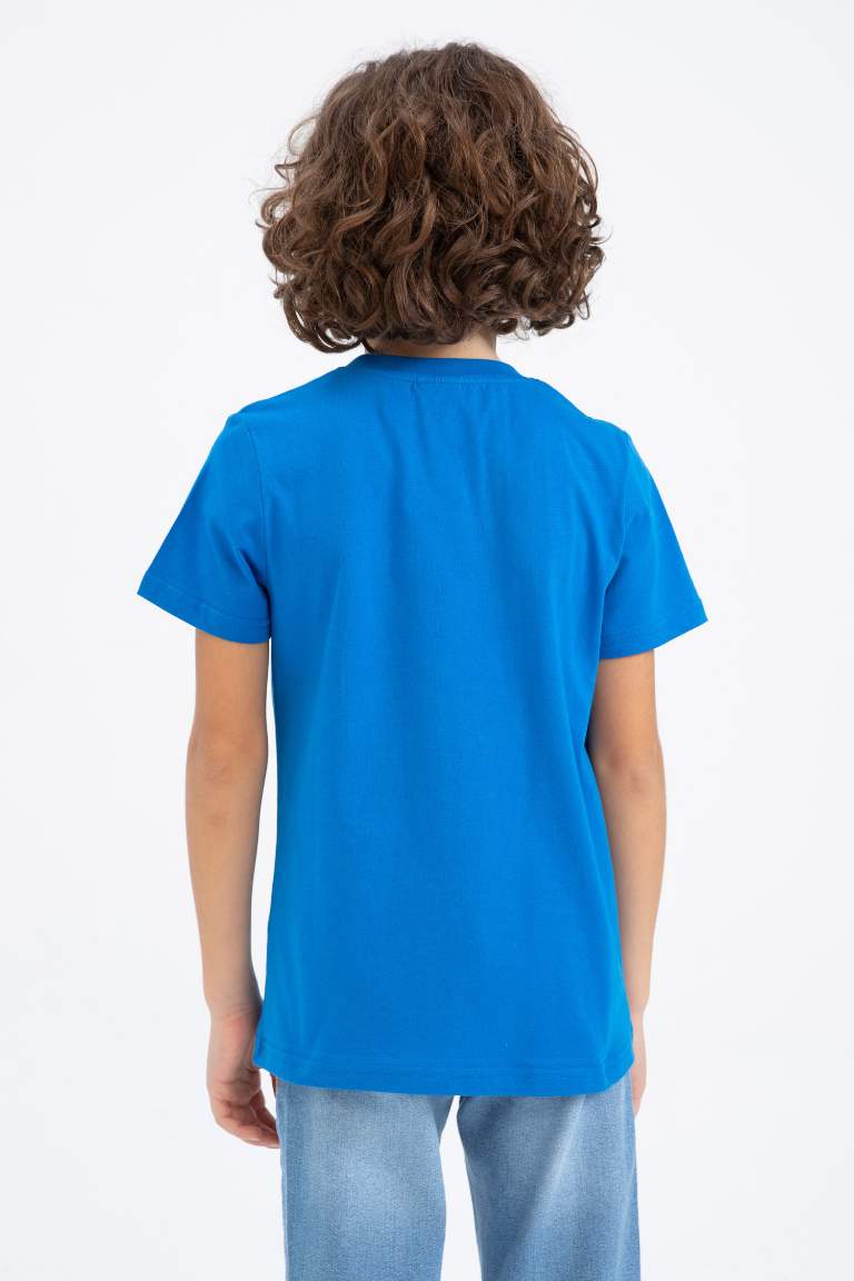 Boy Regular Fit V Neck Short Sleeve T-Shirt