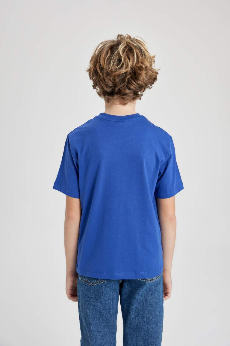 Boy Regular Fit V Neck Short Sleeve T-Shirt