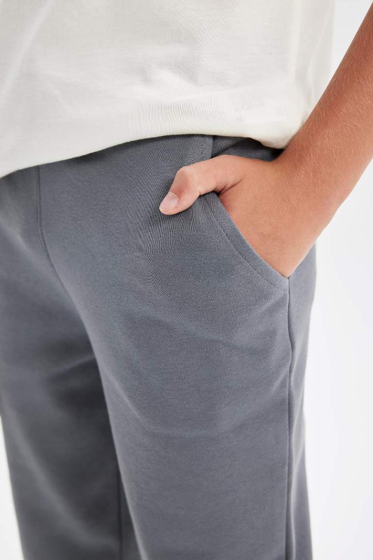 Boy Gray School Sweatpants