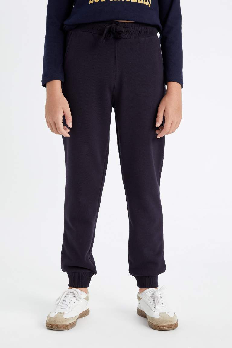 Boy Navy Blue School Sweatpants