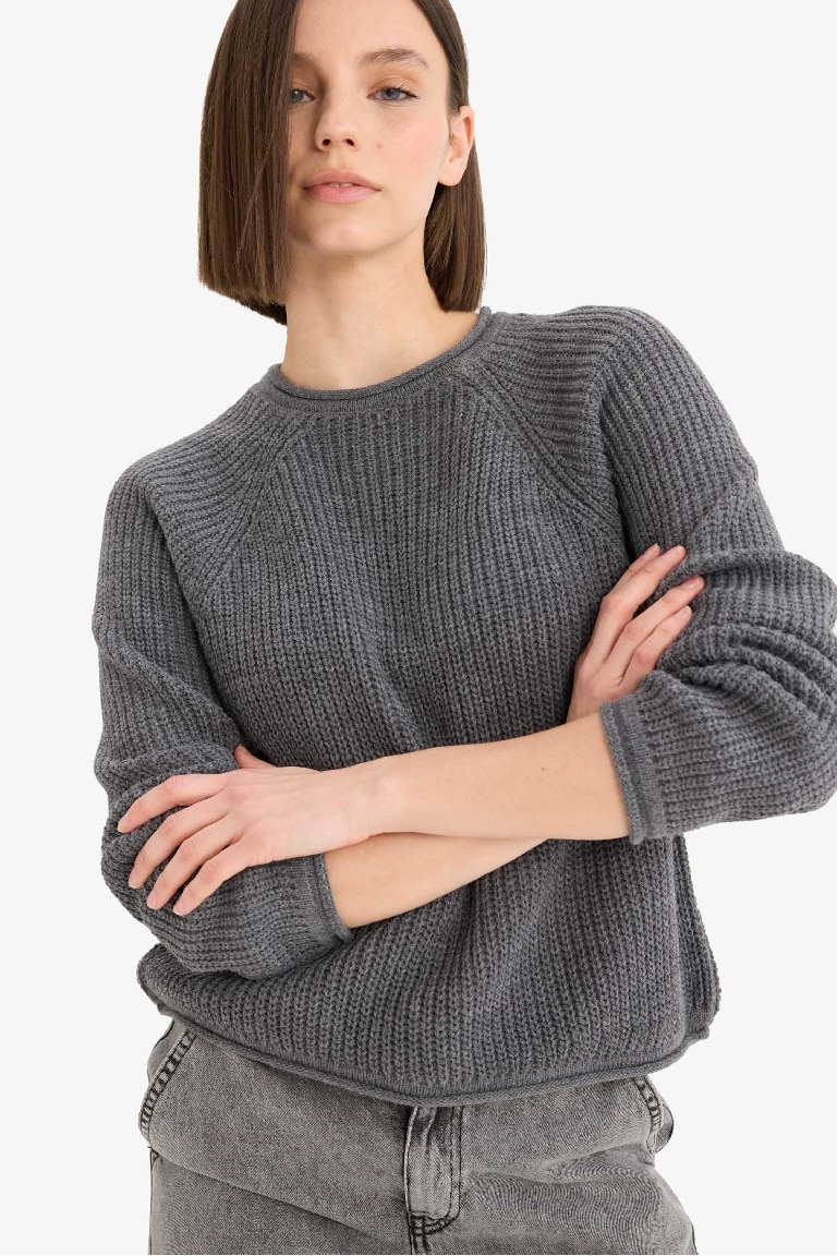 Coool Regular Fit Bisiklet Yaka Triko Kazak