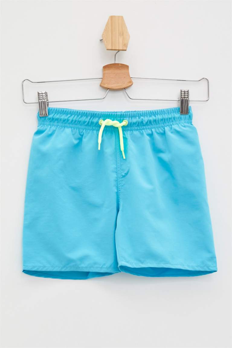 Lacivert Erkek Çocuk Genç Erkek Erkek Çocuk Deniz Şortu