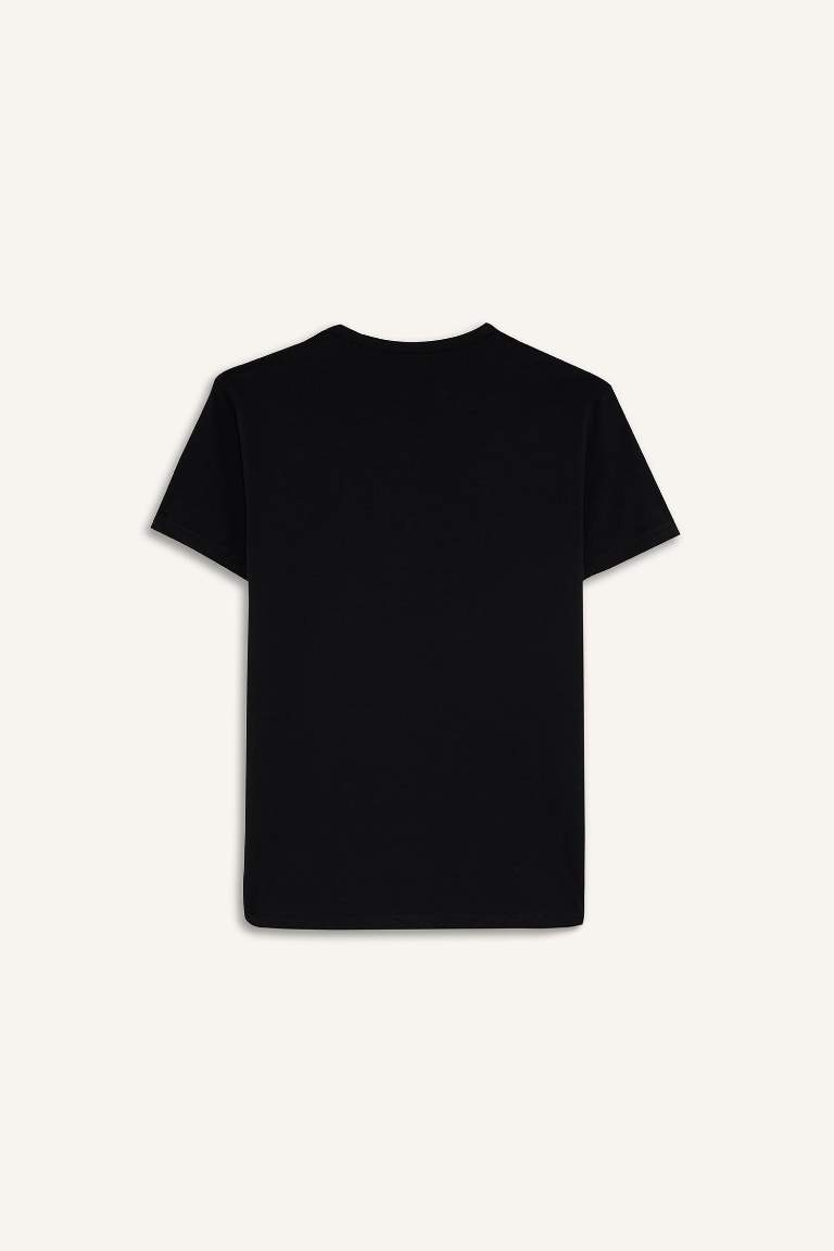 Slim Fit Dar Kesim V Yaka Üst