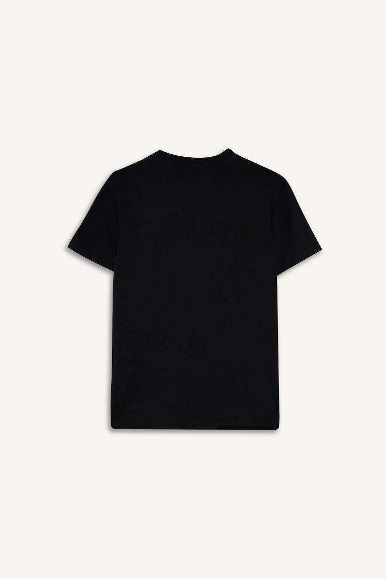 Slim Fit Dar Kesim Bisiklet Yaka Üst