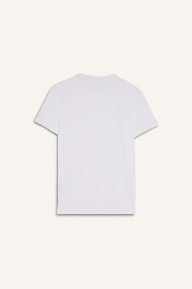 Slim Fit Dar Kesim Bisiklet Yaka Üst