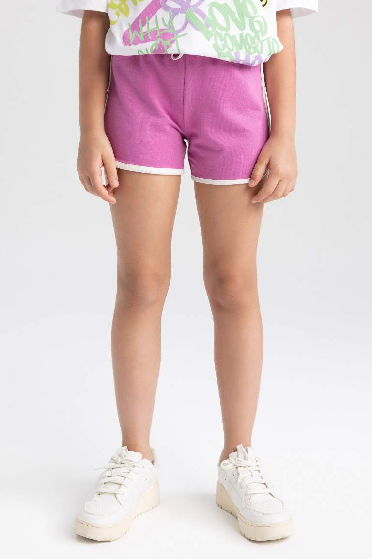 Girl Sweatshirt Fabric Shorts