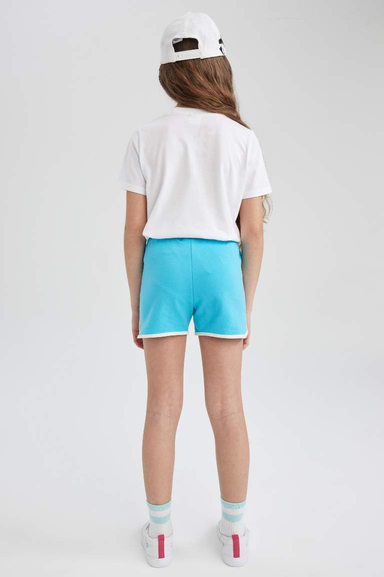 Short En Coton Peigné Pour Fille