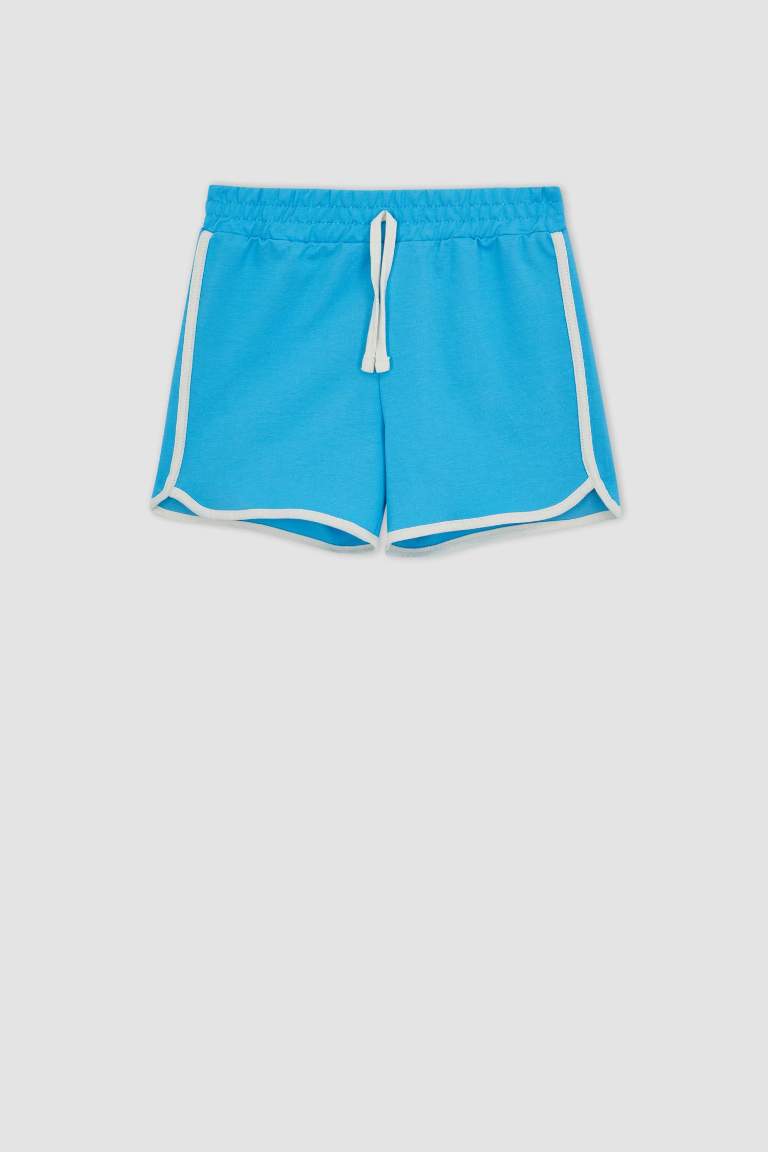 Short En Coton Peigné Pour Fille