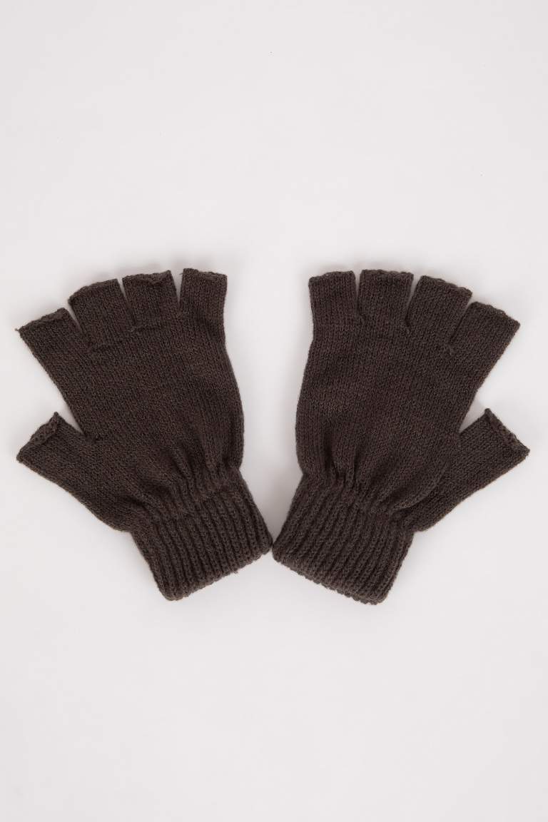 Man Knitwear Gloves