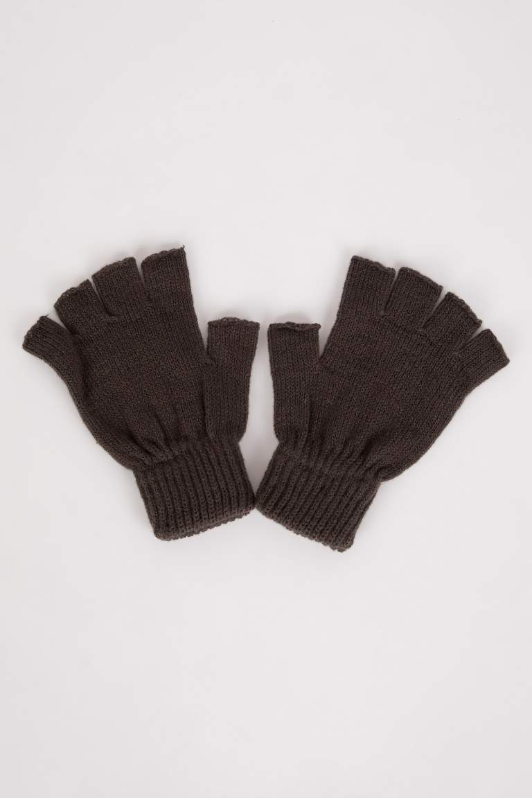 Man Knitwear Gloves
