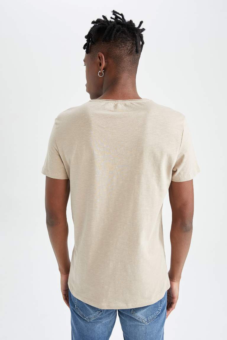 Slim Fit Crew Neck Short Sleeve T-Shirt