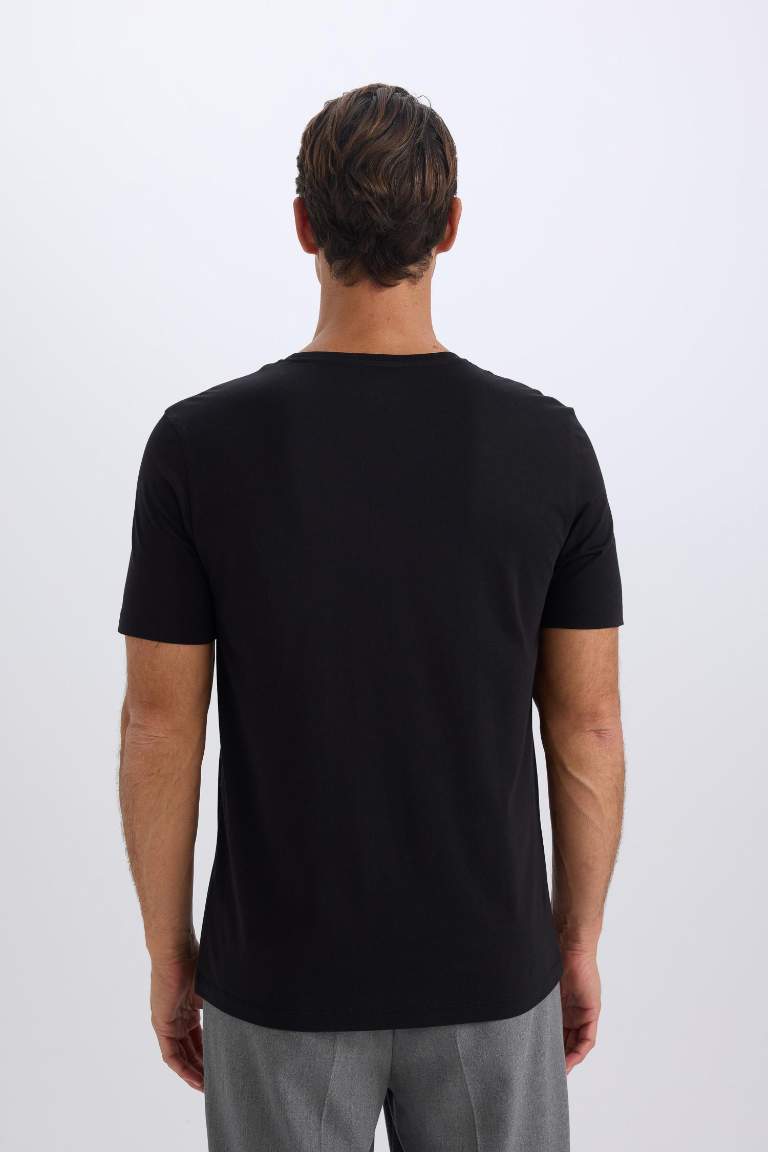 Slim Fit Crew Neck Basic T-Shirt