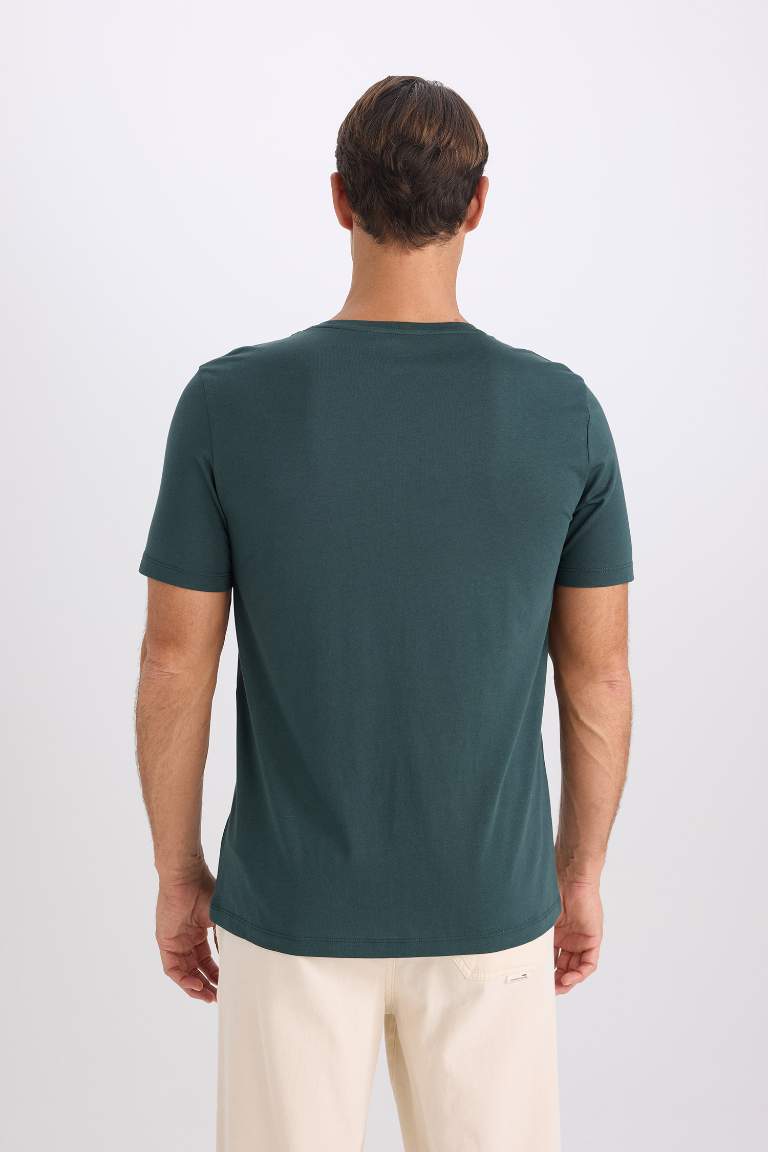 Slim Fit Crew Neck Basic T-Shirt