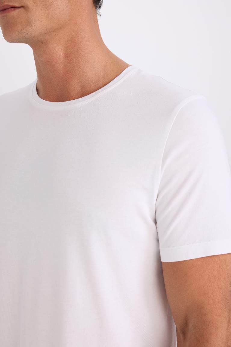 Slim Fit Crew Neck Basic T-Shirt