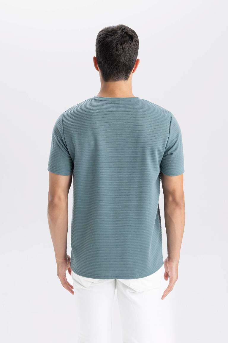 Slim Fit Crew Neck Basic T-Shirt