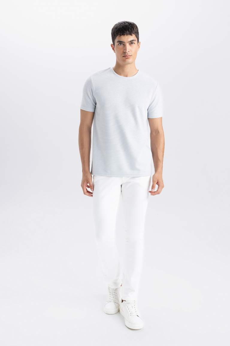 Slim Fit Crew Neck Basic T-Shirt