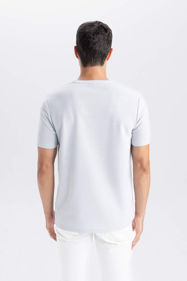 Slim Fit Crew Neck Basic T-Shirt