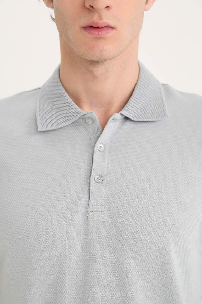 Slim Fit Polo Collar Polo T-Shirt