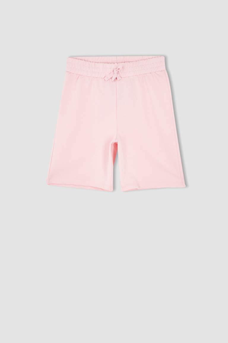 Girl Tie Waist Mini Bermuda Short