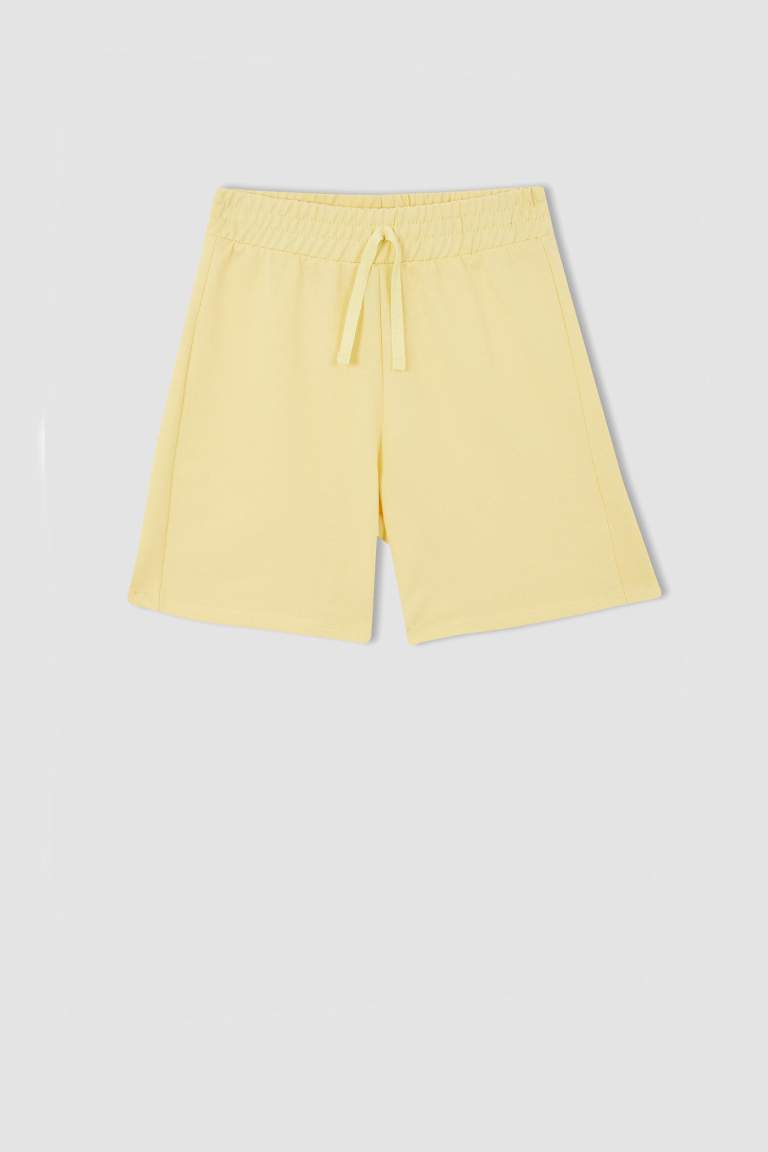 Girl Tie Waist Mini Bermuda Short