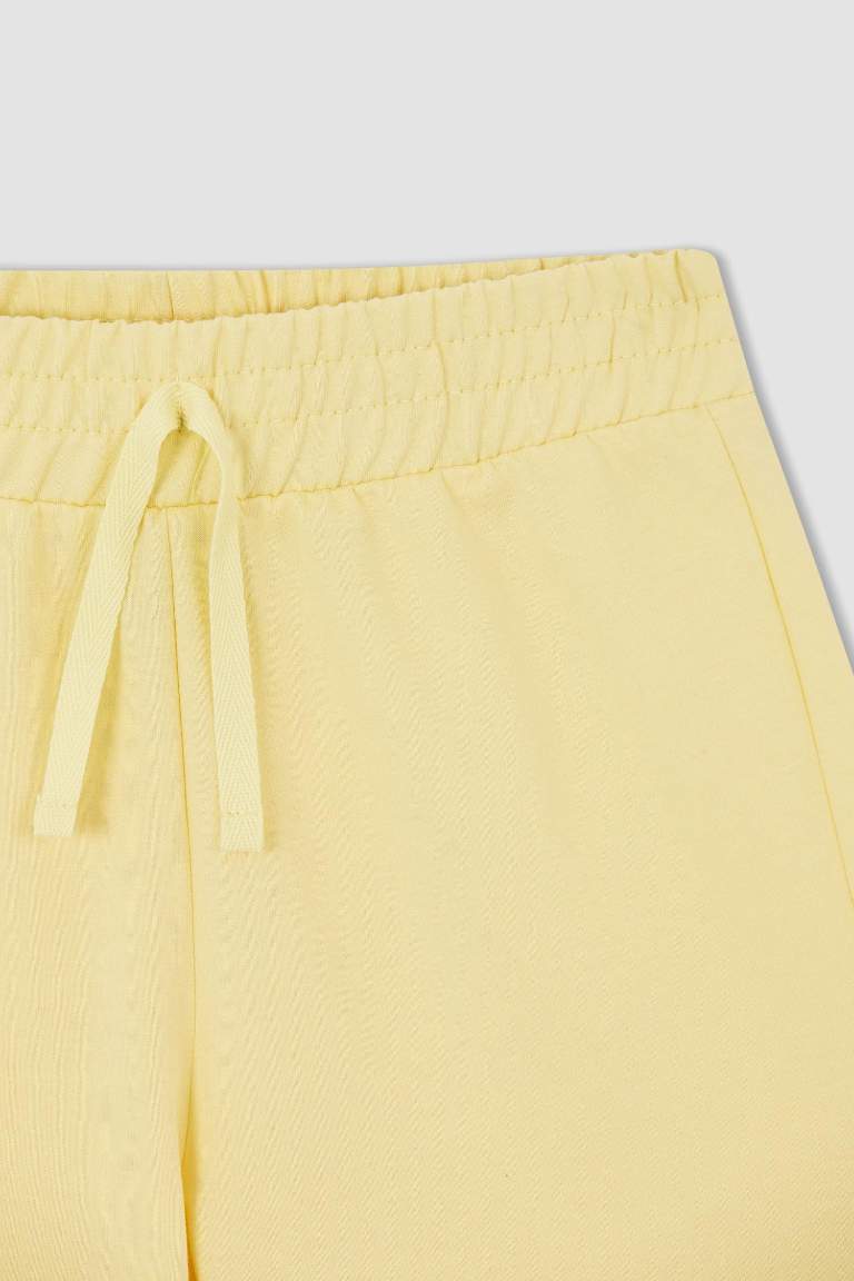 Girl Tie Waist Mini Bermuda Short