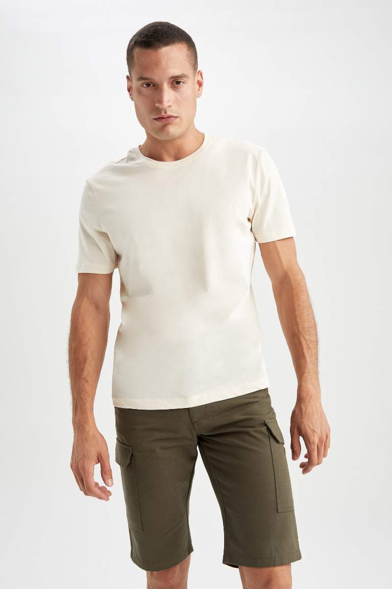 Regular Fit Crew Neck Basic T-Shirt