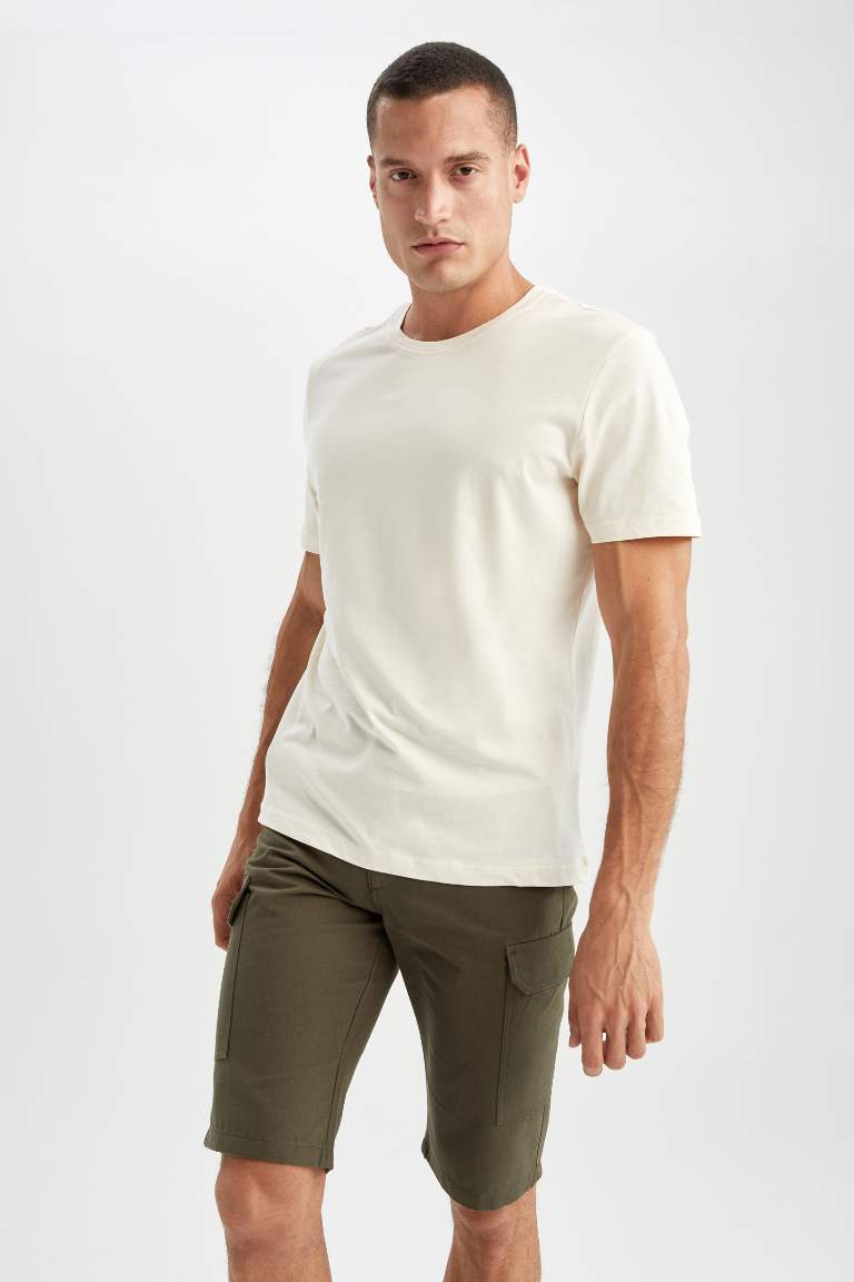 Regular Fit Crew Neck Basic T-Shirt