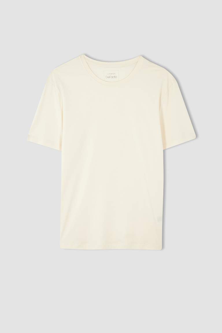 Regular Fit Crew Neck Basic T-Shirt