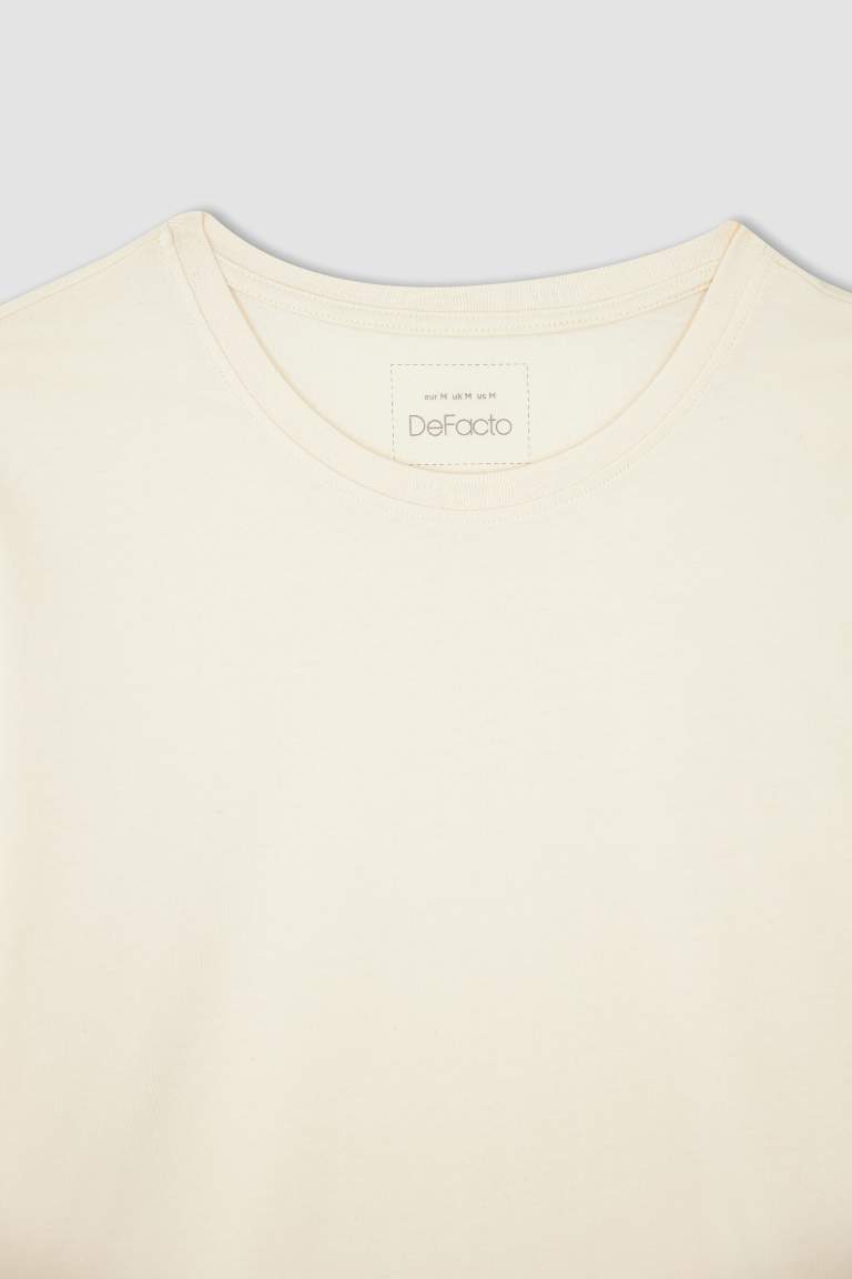 Regular Fit Crew Neck Basic T-Shirt