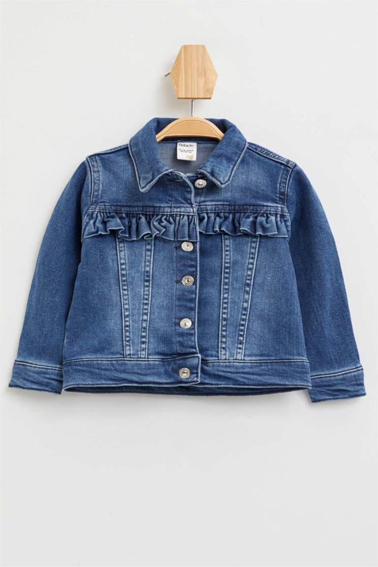 Mavi Kız Bebek Kız Bebek Jean Ceket 1191427 DeFacto Mavi Kız Bebek Kız Bebek Jean Ceket 1191427 DeFacto