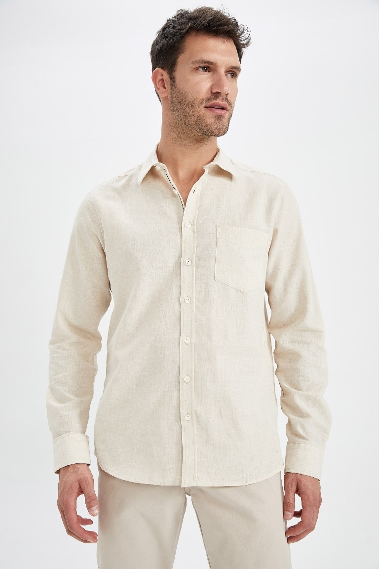 Modern Fit Long Sleeve Shirt